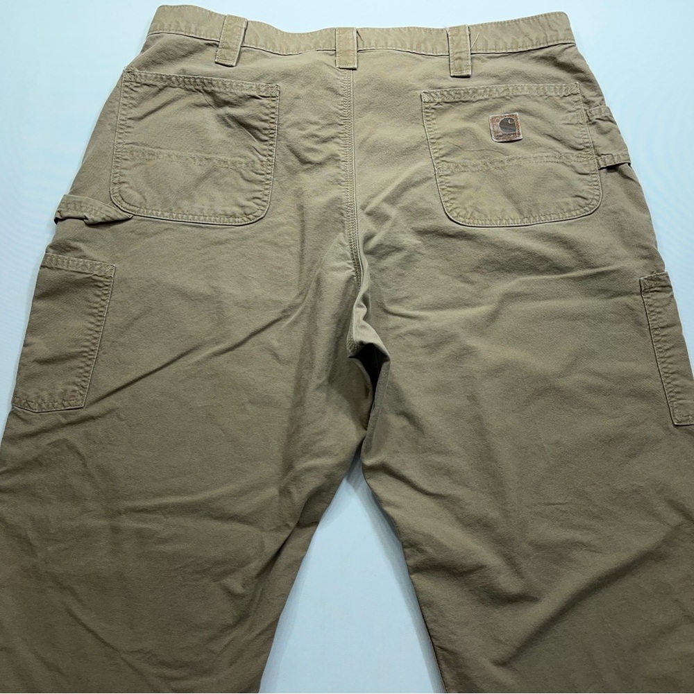Carhartt Pants Mens Size 40x30 B161 DHK Khaki Workwear - Picture 3 of 11